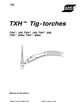 ESAB TXH Tig-torches - TXH 120 Manuel utilisateur