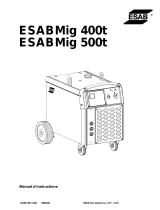 ESAB Mig 400t, Mig 500t Manuel utilisateur