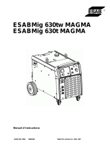 ESAB Mig 630tw Magma Manuel utilisateur