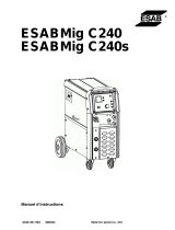 ESAB Mig C240, Mig C240s Manuel utilisateur