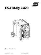 ESAB Mig C420 Manuel utilisateur