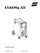 ESAB ESABMig 325 Manuel utilisateur