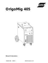 ESAB Origo™Mig 405 Manuel utilisateur