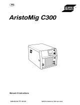 ESAB AristoMig C300 Manuel utilisateur