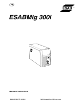 ESAB Mig 300i Manuel utilisateur