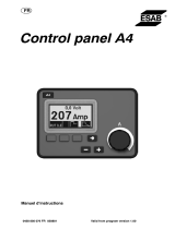 ESAB Control panel A4 Manuel utilisateur