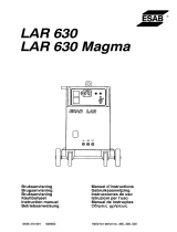 ESAB LAR 630 Magma Manuel utilisateur