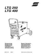 ESAB LTG 250, LTG 400 Manuel utilisateur