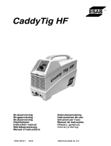 ESAB Caddy®Tig HF Manuel utilisateur