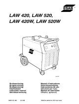 ESAB LAW 420, LAW 520 Manuel utilisateur