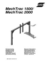 ESAB MechTrac 1500 / MechTrac 2000 Manuel utilisateur