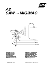 ESAB A2 SAW → MIG/MAG Manuel utilisateur