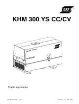 ESAB KHM 300 YS - CC/CV Manuel utilisateur