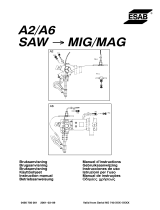 ESAB A2 / A6 SAW → MIG/MAG Manuel utilisateur
