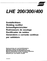 ESAB LHE 200, LHE 300, LHE 400 Manuel utilisateur