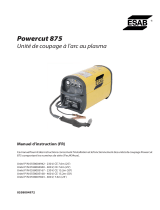 ESAB Powercut 875 Manuel utilisateur