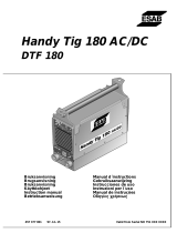 ESAB DTF 180 Manuel utilisateur