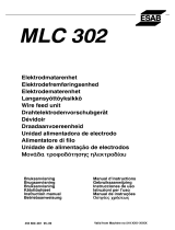 ESAB MLC 302 Manuel utilisateur