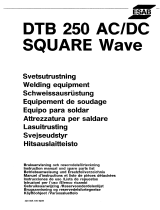 ESAB DTB 250 AC/DC Square wave Manuel utilisateur