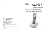 Clarity D702 User Guide French