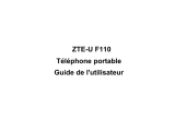 ZTE F110 Manuel utilisateur