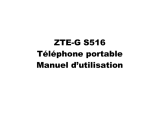 ZTE S516 Manuel utilisateur