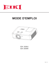 Eiki EK-308U Le manuel du propriétaire
