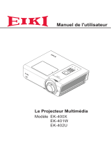 Eiki EK-400X Manuel utilisateur