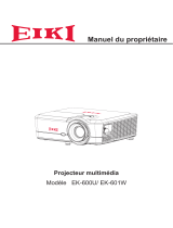 Eiki EK-600U Manuel utilisateur