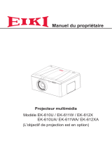 Eiki EK-612X Manuel utilisateur