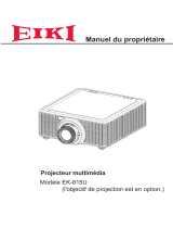 Eiki EK-815U Manuel utilisateur