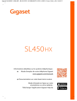 Gigaset SL450HX Aluminium Manuel utilisateur