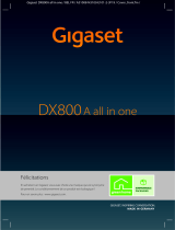 Gigaset DX800A all in one Le manuel du propriétaire