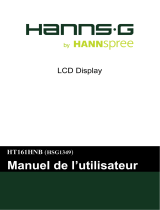 Hannspree HT 161 HNB Touch Monitor Manuel utilisateur