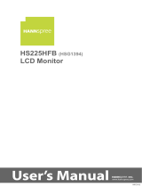 Hannspree HS 225 HFB Manuel utilisateur