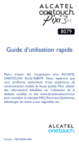 Alcatel Pixi 3 10 Wi-Fi Manuel utilisateur