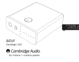 Cambridge Audio DacMagic 100 Manuel utilisateur