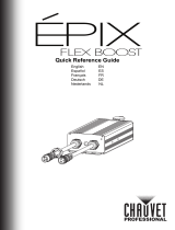 Chauvet ÉPIX Flex Boost Guide de référence