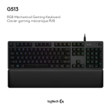 Logitech G G513 Mechanical Gaming Keyboard Manuel utilisateur