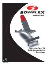 Bowflex SelectTech 5.1 Series Bench Le manuel du propriétaire