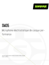 Shure SM35 Mode d'emploi