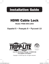 Tripp Lite P568-000-LOCK HDMI Cable Lock Guide d'installation