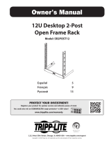 Tripp Lite 12U Desktop 2-Post Open Frame Rack Le manuel du propriétaire