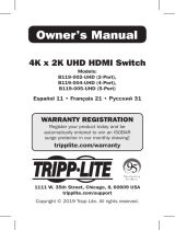 Tripp Lite 4K x 2K UHD HDMI Switch Le manuel du propriétaire