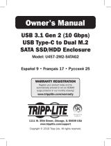 Tripp Lite U457-2M2-SATAG2 Le manuel du propriétaire
