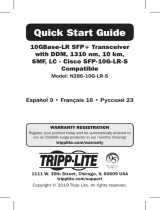 Tripp Lite N286-10G-LR-S Guide de démarrage rapide