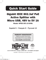 Tripp Lite NPOE-SPL-G-5VMU Guide de démarrage rapide
