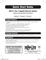 Tripp Lite U436-06N-GBW & U436-06N-GB Guide de démarrage rapide