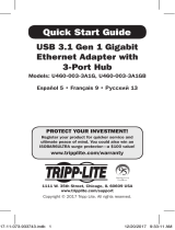 Tripp Lite U460-003-3A1G Guide de démarrage rapide