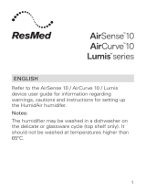 ResMed HumidAir humidifier Mode d'emploi
